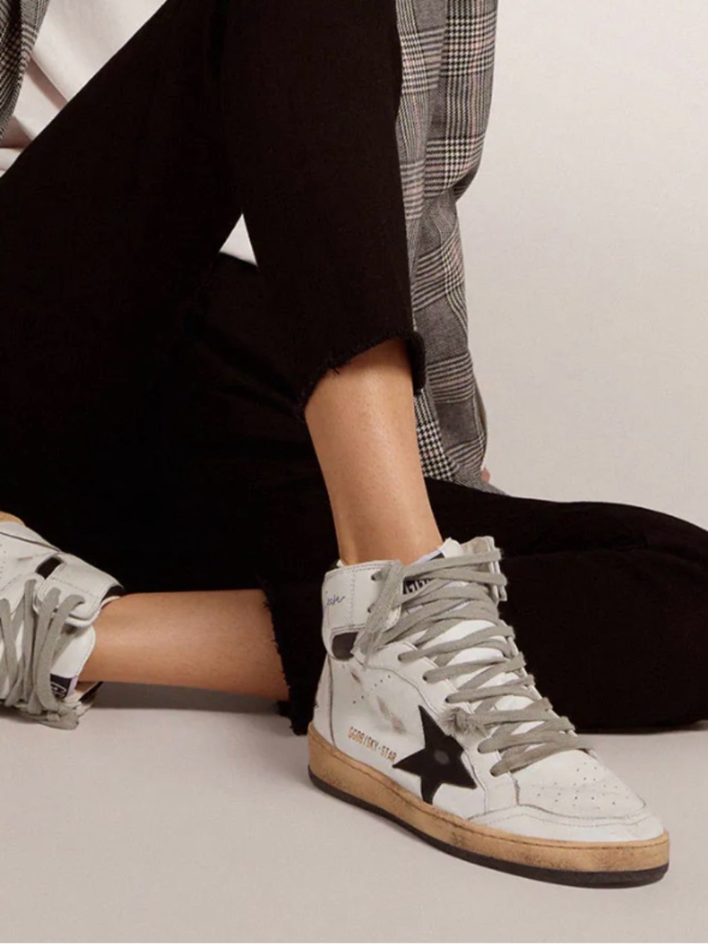 Golden Goose Deluxe Brand Sky-Star High-Top Sneakers 38